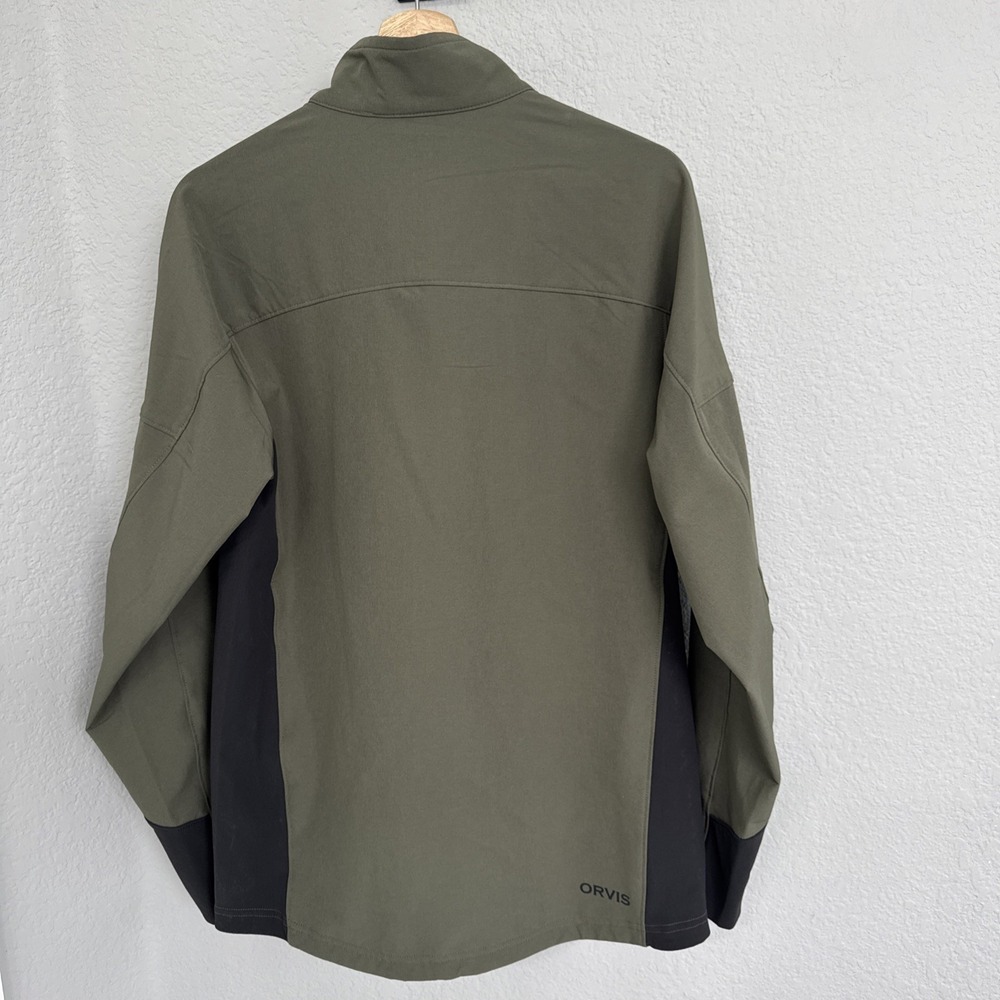 Orvis Pro LT Softshell Pullover 3/4 Zip Men Size S NWT - Picture 2 of 13